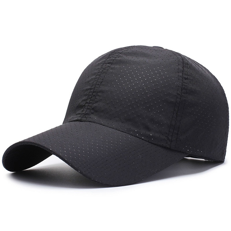 Lightweight, Quick-drying Summer Korean-style Sun Protection Baseball Cap For Men And Women With Ventilation Holes,_voghion.com