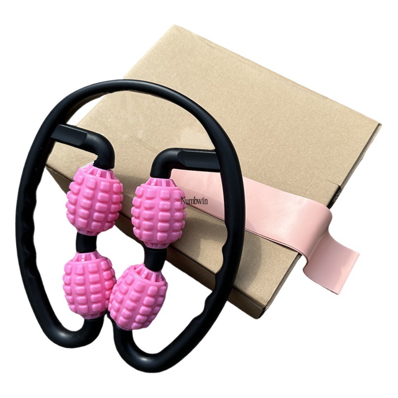 Ring leg clip three-piece leg massager latex 500 elastic ring 15 pounds four ball roller muscle relaxation
