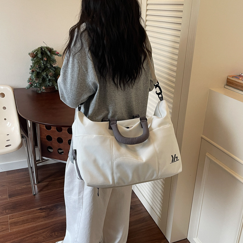 可拓展扩容旅行包女士瑜伽包大容量轻便户外运动包可印logo健身包
