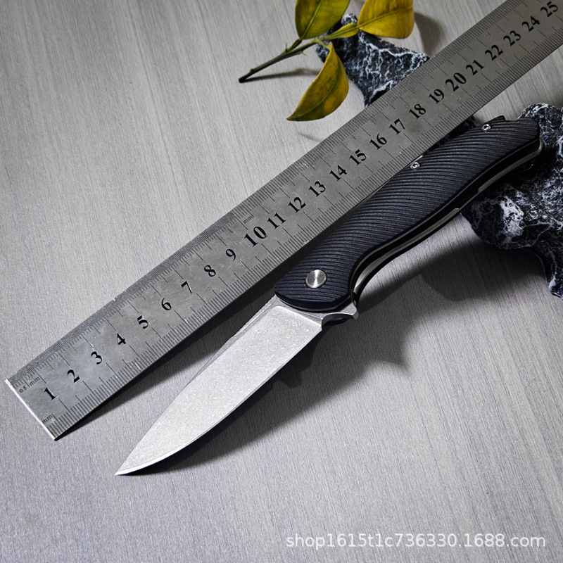 户外登山露营便携式折叠刀D2钢材ABS刀柄折叠刀跨境专供折刀现货