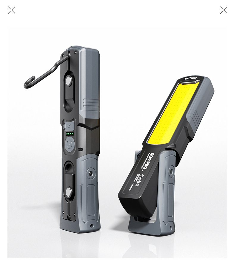 Lem Work Light, Auto Repair Light, Strong Light, Super Bright, Magnetic Suction Type, Special Rechargeable Lithium Battery Lighting Lamp for Car Repair