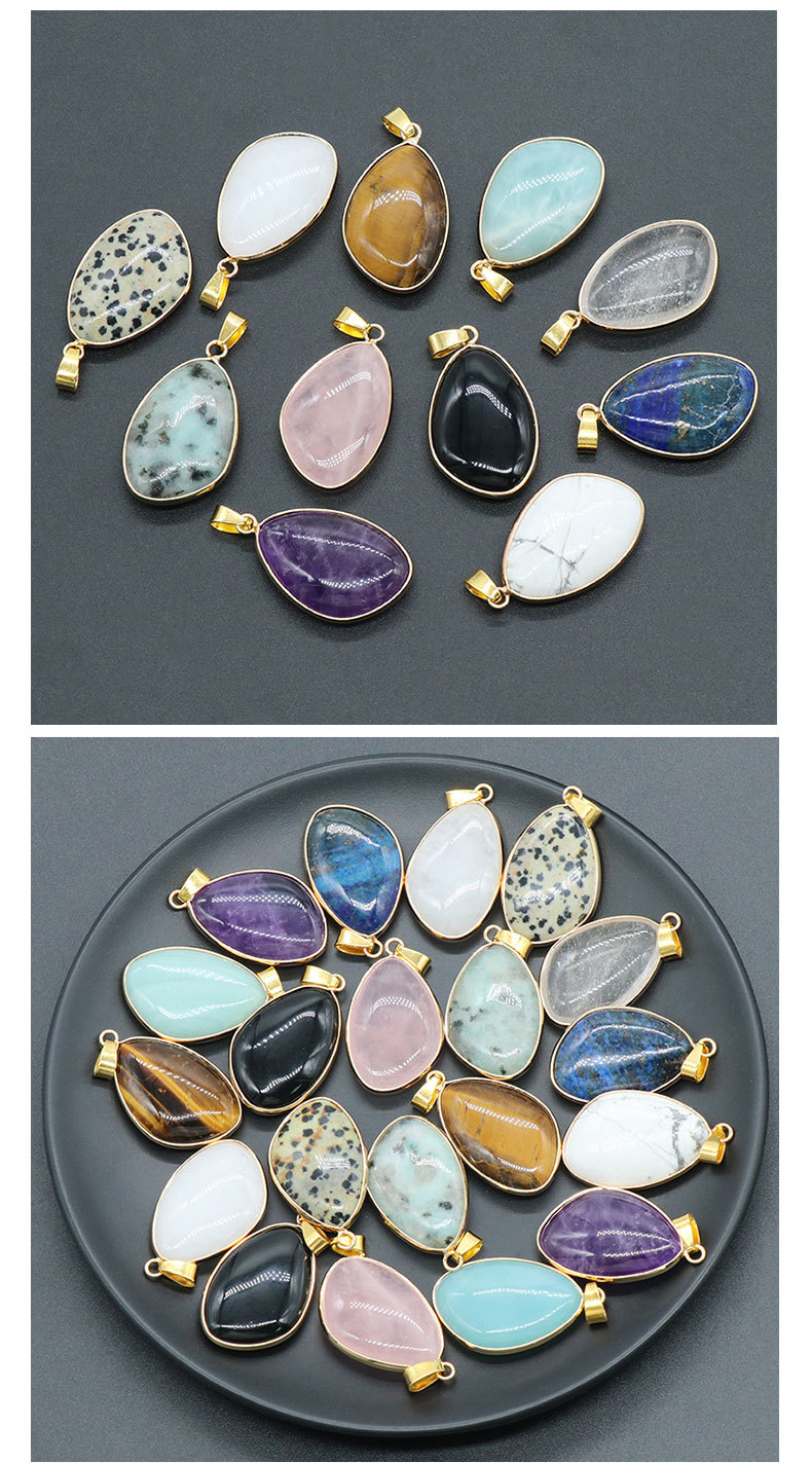 Ethnic Style Solid Color Crystal Wholesale Charms display picture 1