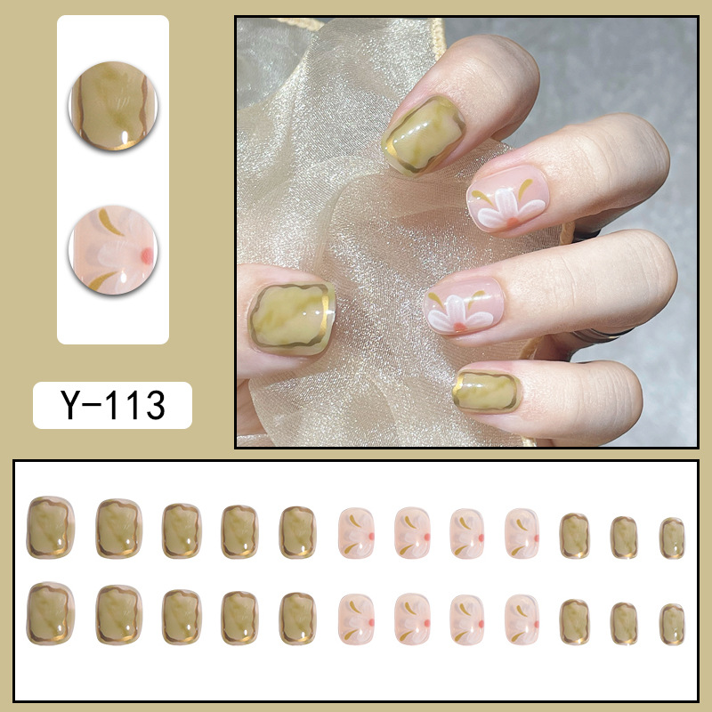 Simple Style Gradient Color Plastic Nail Patches 1 Set display picture 29