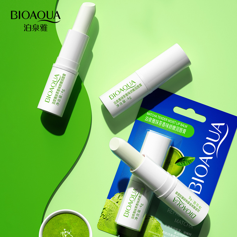 Boquanya Manzanilla bálsamo labial hidratante brillo color de labios mejora labio seco áspero cuidado de la piel bálsamo labial