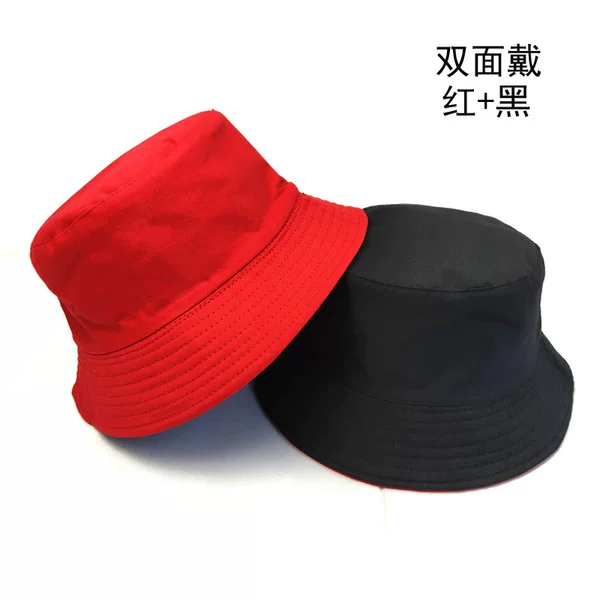 in stock Double-sided Fisherman Hat 2-sided Printable Embroidery Amazon Explosive Sun Hat Digital Printed Cloth Hat
