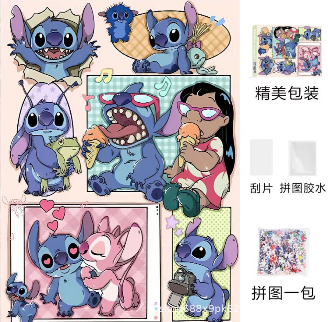 Rompecabezas con pegamento 1000 unidades de papel gran tamaño 70*50cm adultos descompresión juguetes educativos para niños al por mayor