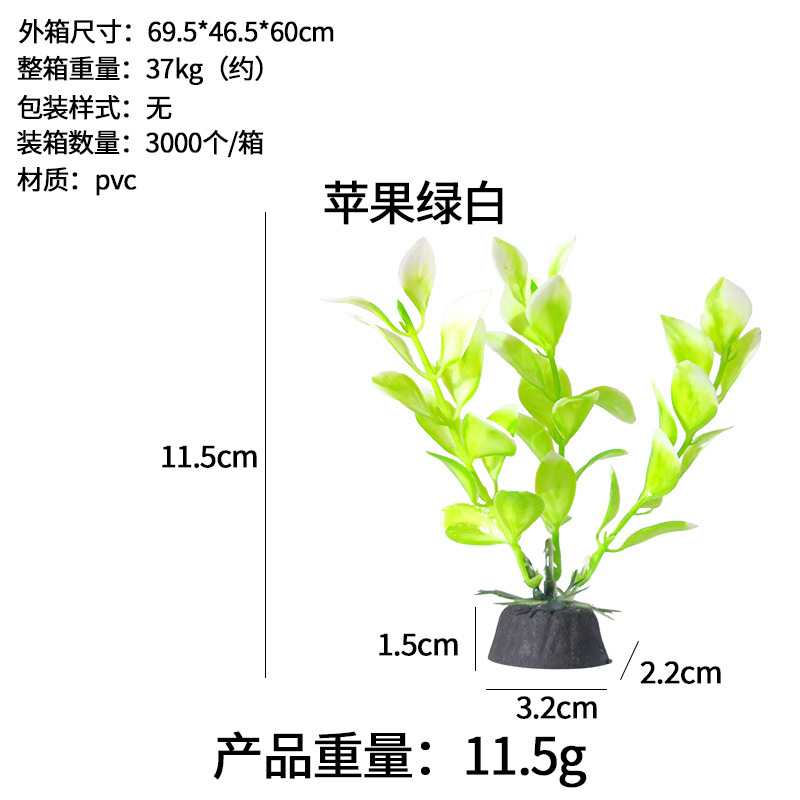 Manzana verde blanco