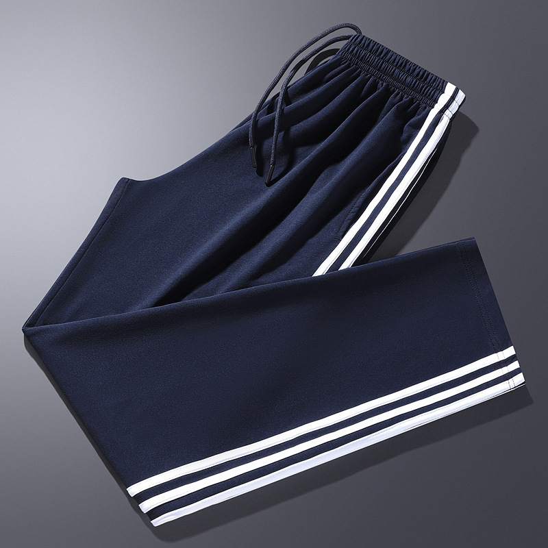 (spring and autumn cotton) three stripes navy blue