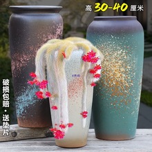 创意大号九尾狐高花盆家用高款多肉花盆陶瓷悬崖老桩陶土盆