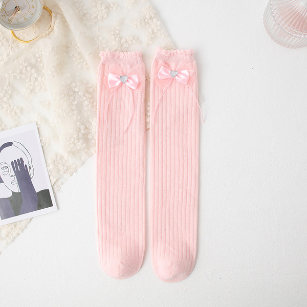 Autumn children's socks with bow