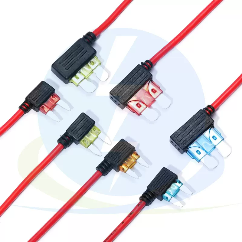 汽车保险片取电简易器无损电路改装5A10A15A20A无端16AW16cm