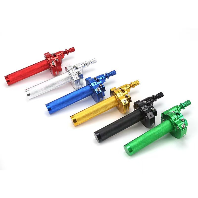 New off-road motorcycle throttle handle with visible throttle, CNC Gatling third-generation twist throttle, cross-border supply