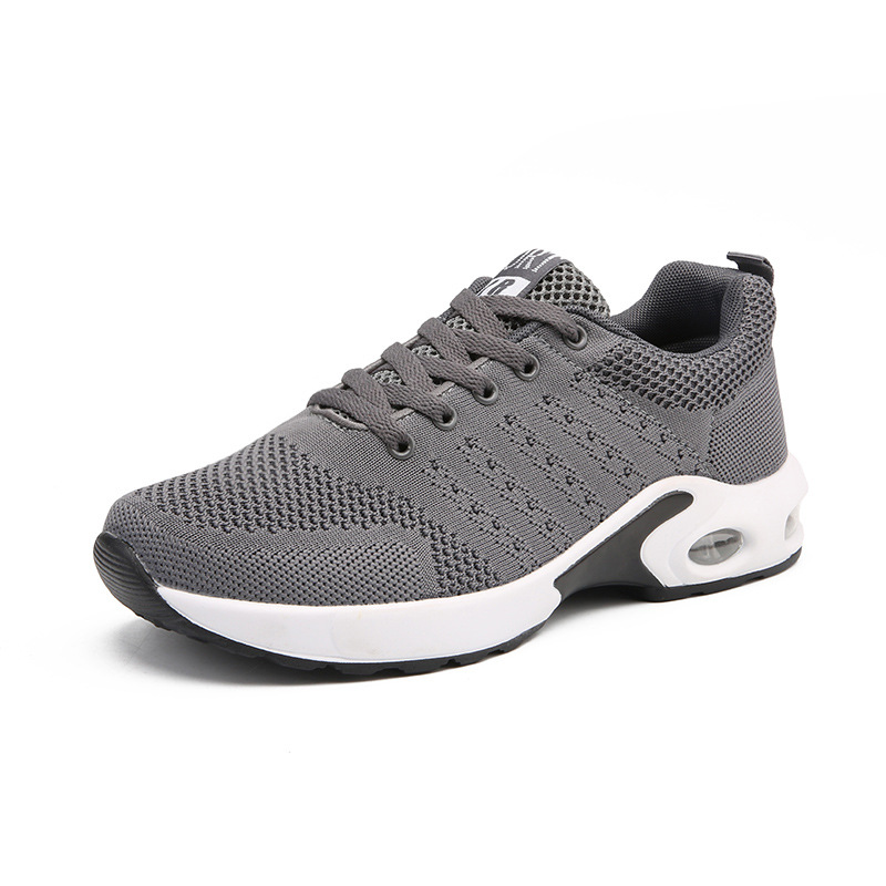 Zapatilla de deporte de los hombres 2023 nuevos zapatos de moda Zapatos casuales de fondo suave real vuelo tejido cojín de aire zapatilla de Deporte Zapatos de los hombres