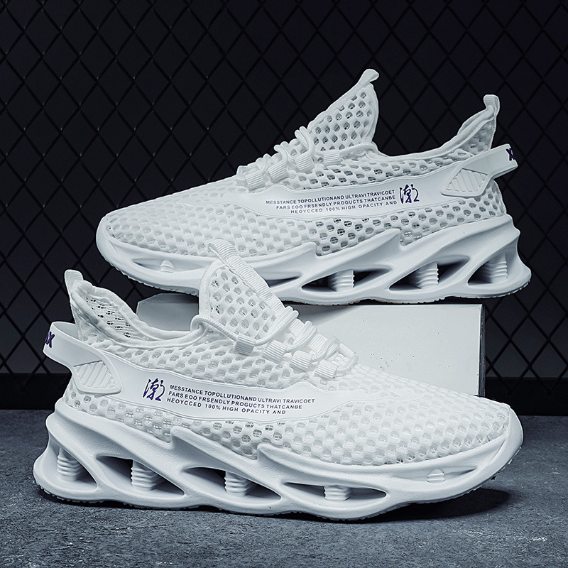 Zapatos de hombre Sandalias de verano 2025 nuevo estilo malla transpirable hueco zapatos de malla exterior zapatos de moda deportivos de playa ligeros delgados