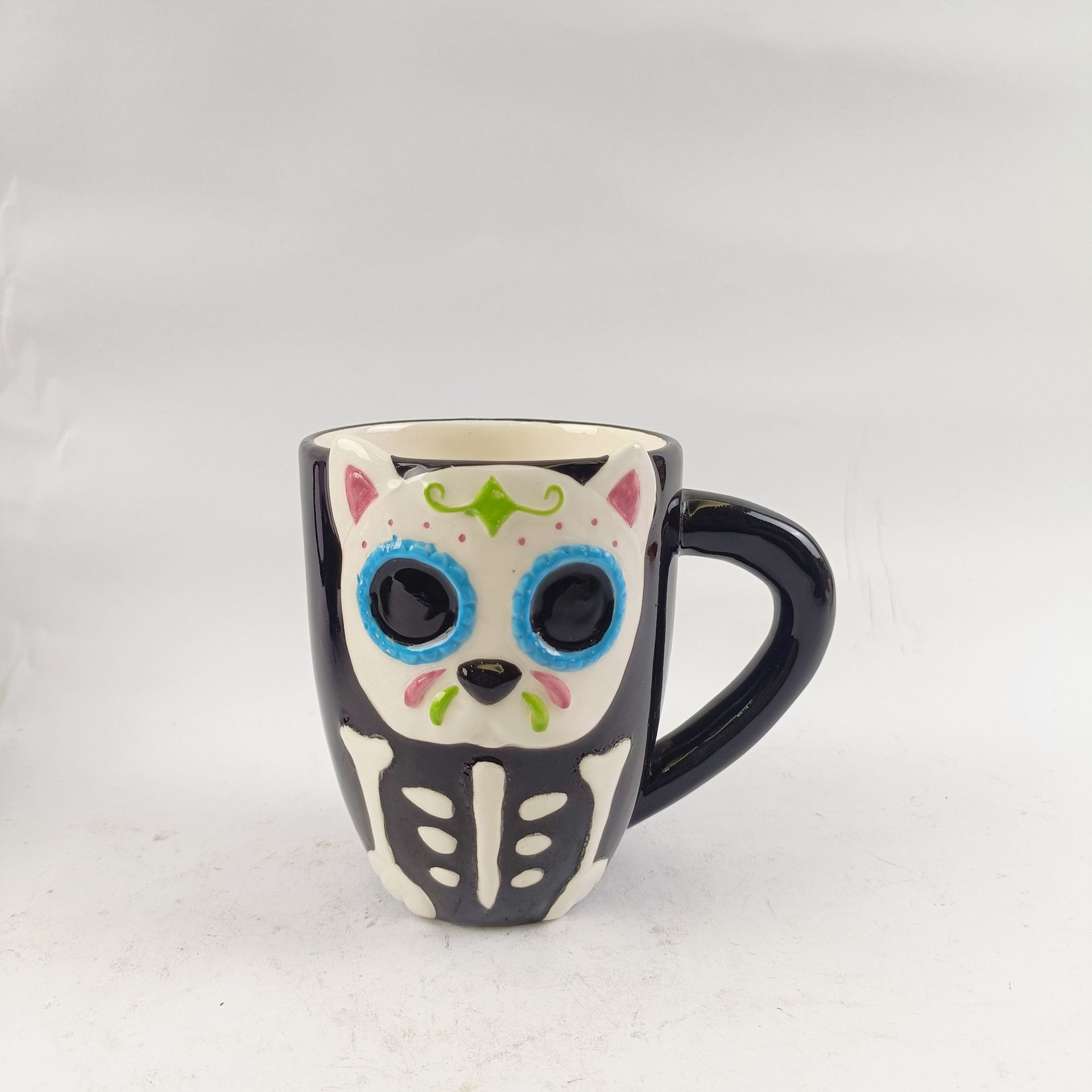 Explosiones transfronterizas máscaras de Halloween resina malvada amazon dibujos animados brillante fiesta decoración artesanía extraña