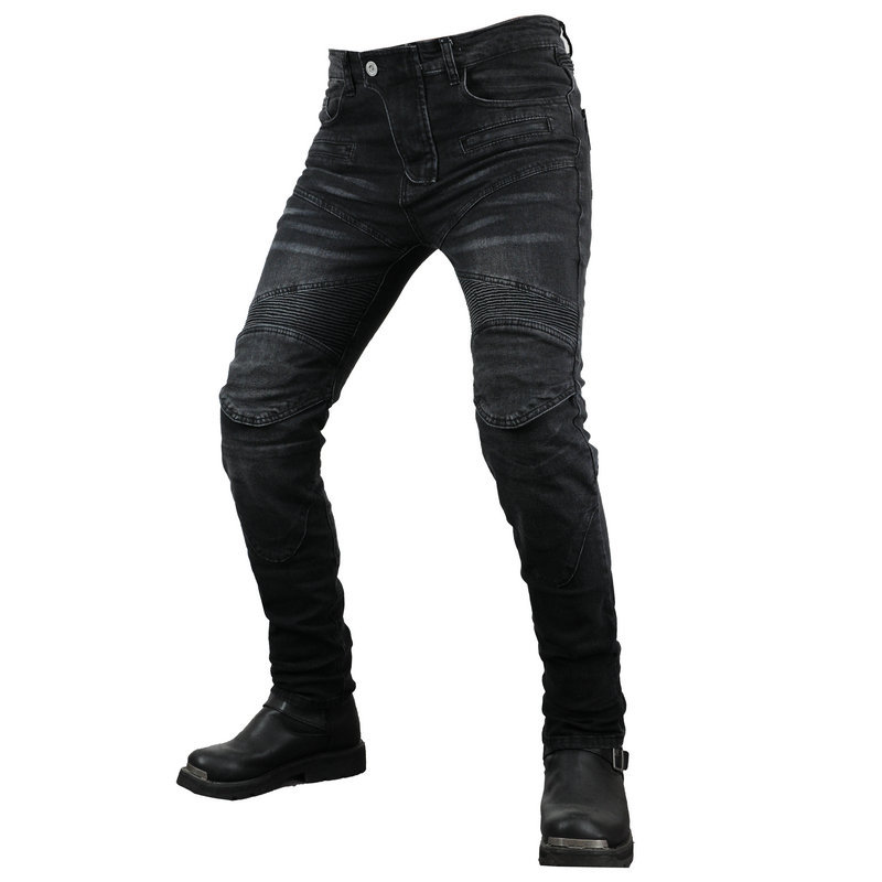 VOLERO motocicleta jeans hombres y mujeres cuatro estaciones al aire libre motocicleta elástica resistente a la caída pantalones de montar actualizar el equipo de protección