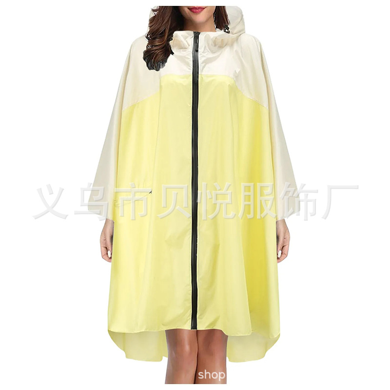 Poncho Impermeable Ligero Tipo Capa, Transpirable, para Ciclismo y Uso al Aire Libre image 12