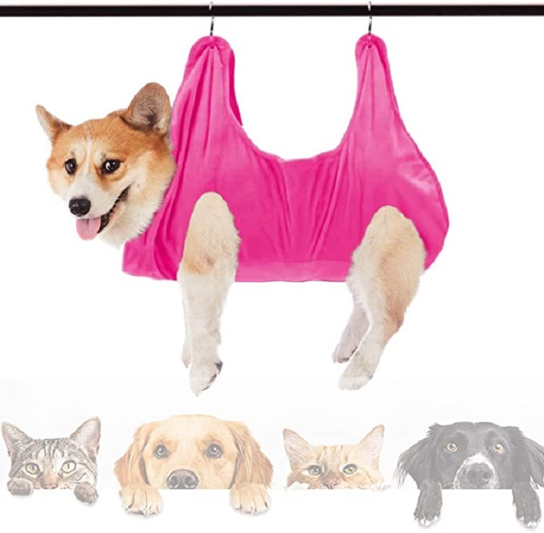 new pattern Flannel Pets cosmetology Hammock Kitty Dogs trim hair Manicure Hammock double-deck Two-sided