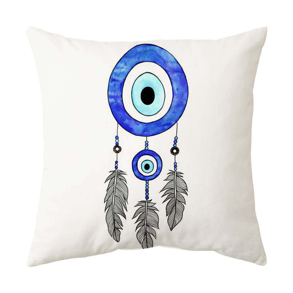 Capa de almofada evil eye almofada decorativa macia para sofá_voghion.com