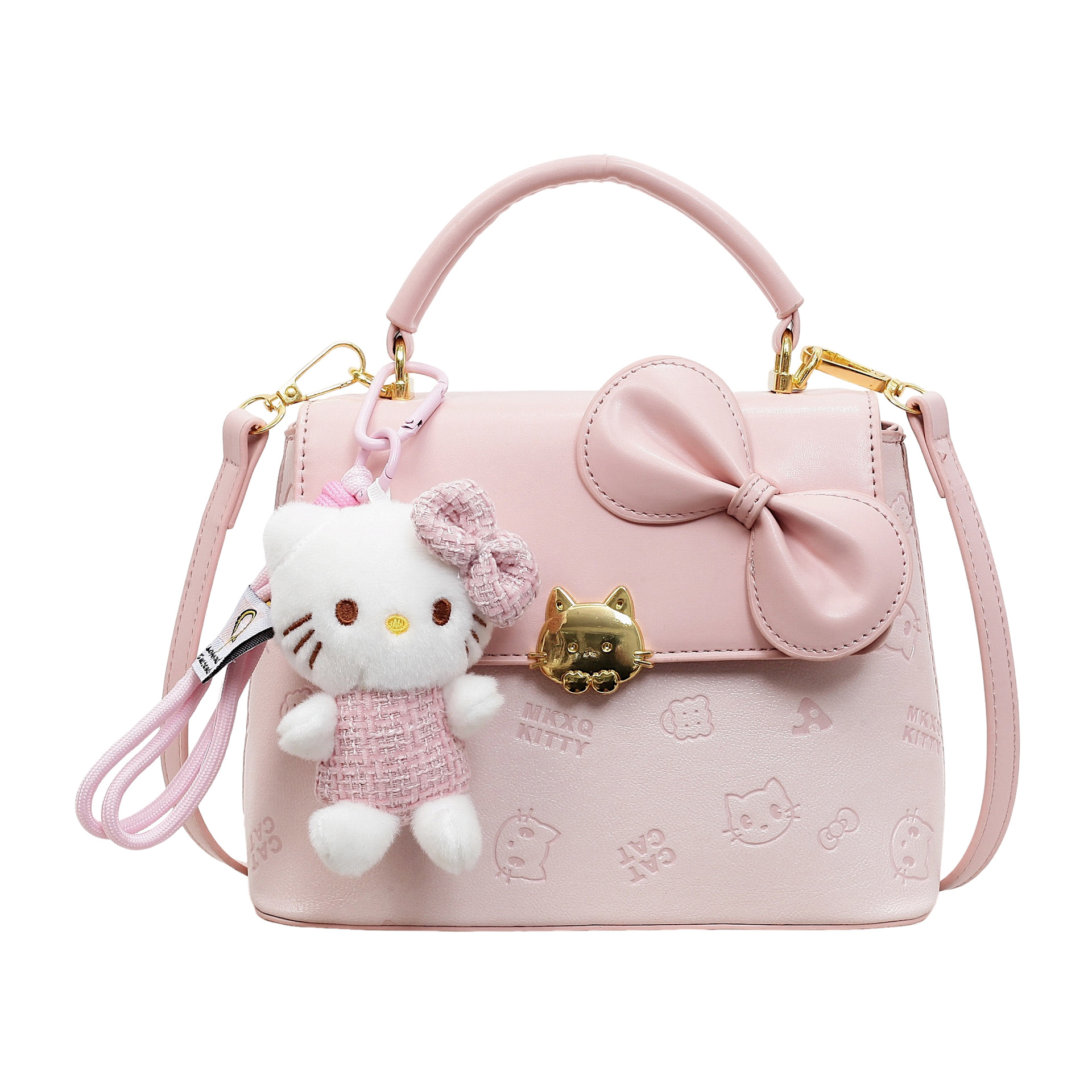 Bolso de hombro de moda coreana de mujeres dibujos animados lindos colgantes de impresión bolso de mano bolso de mano dulce fresco bolso pequeño image 6
