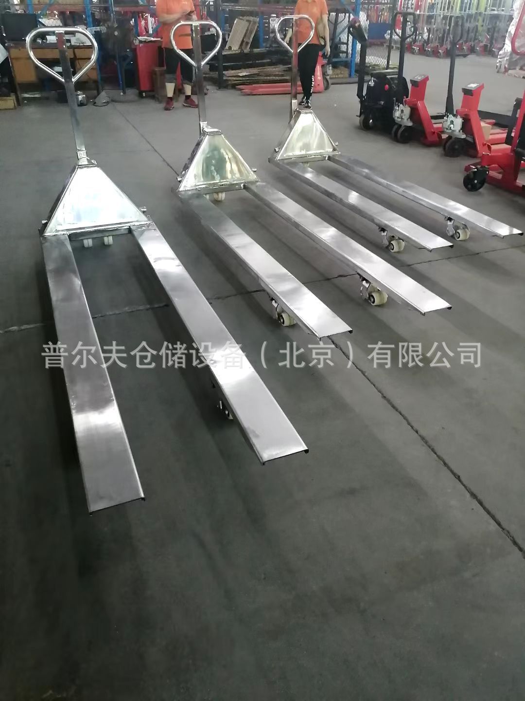 304不锈钢手动叉车潮湿车间用全不锈钢手动液压搬运车仓库