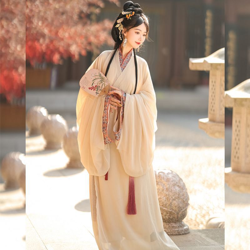 Customized Link Warring States Robe Mashan Chu Tomb Restoration Daily Straight Robe Adult Han Dynasty Women's Trailing Large Volume Straight Robe Customized Link Warring States Robe Mashan Chu Tomb Restoration Daily Straight Robe Adult Han Dynasty Women's Trailing Large Volume Straight Robe