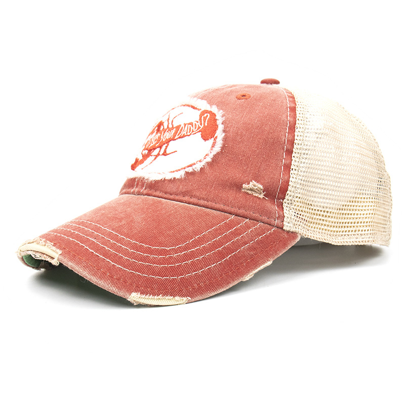 Gorra de béisbol de gran circunferencia con parte superior suave, logotipo personalizable para viajes y actividades de team building, gorra de malla con visera, gorra de mujer que estiliza el rostro.