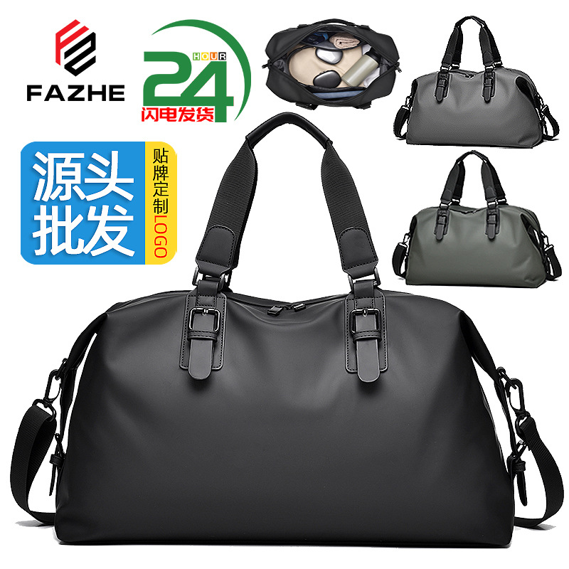 Cross-Border Casual Portable Travel Bag Men's Lightweight Short-Distance Luggage Storage Bag Large Capacity Shoulder Crossbody Boarding Bag