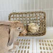 兔子磨草垫玩具龙猫荷兰猪笼内防护草垫苹果木水草垫啃咬板网玩具