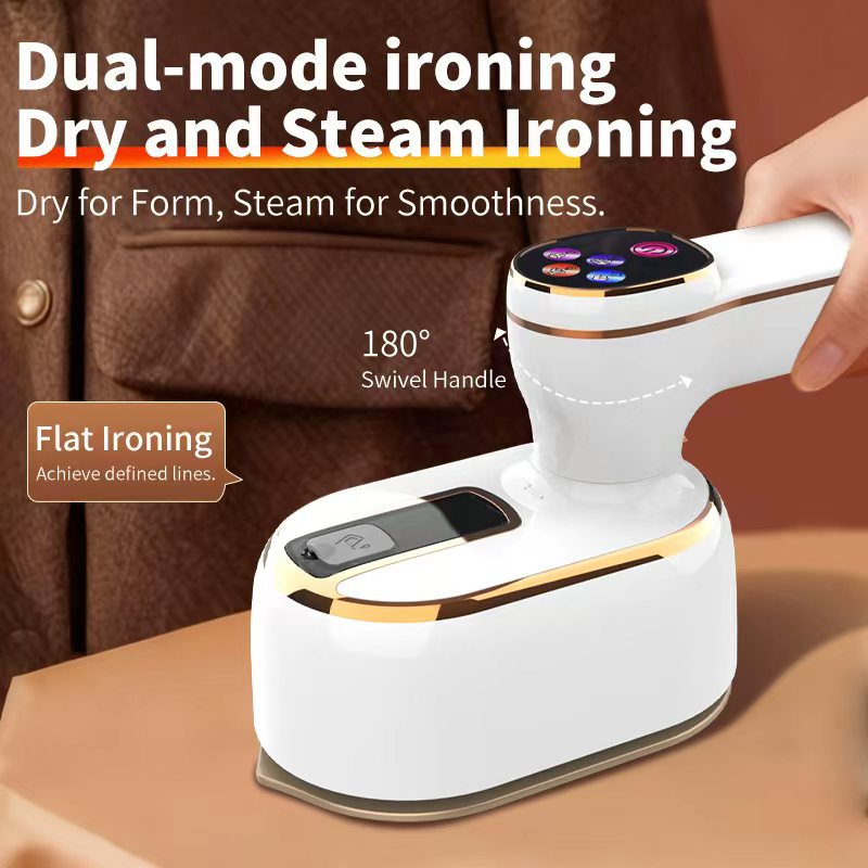 Garment Ironing Machine Rotating Steam Iron Intelligent Digital Display Ironing Machine Household Convenient Handheld Steam Brush Ironing Machine