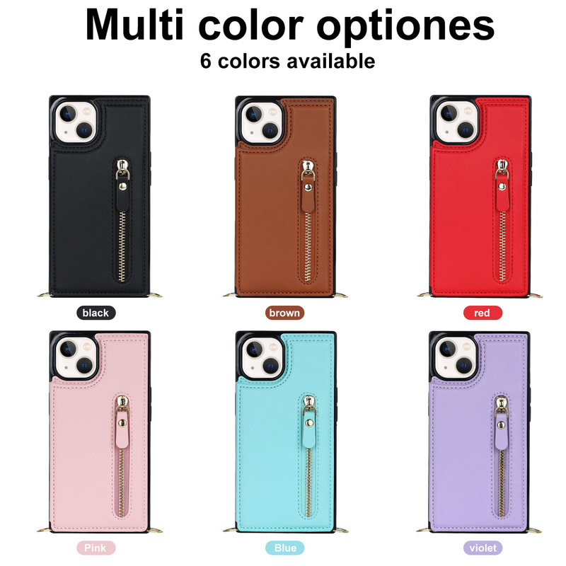 Applicable to iphone12pro crossbody zipper card holder leather phone case Apple 11pro card drop-resistant protective case Applicable to iphone12pro crossbody zipper card holder leather phone case Apple 11pro card drop-resistant protective case