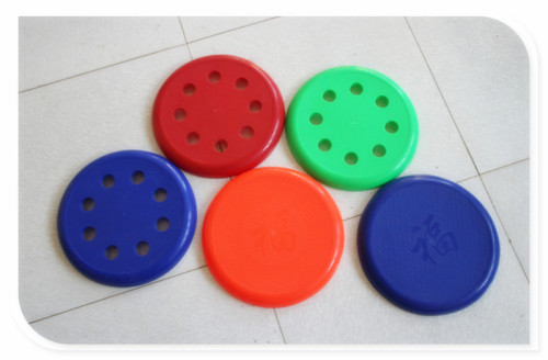 Household round stool surface fiberglass chair surface stool bench seat surface thickened eight-hole plastic facet stainless steel stool surface