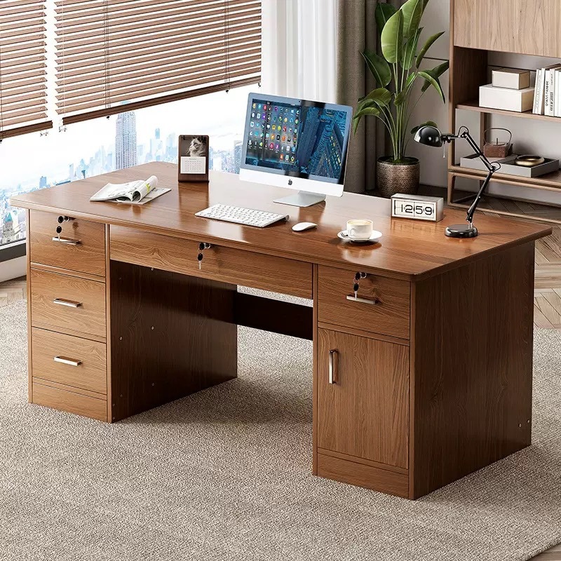 Office Desk, Computer Desk, Simple Modern Home Desk, Student Bedroom Integrated Desk
