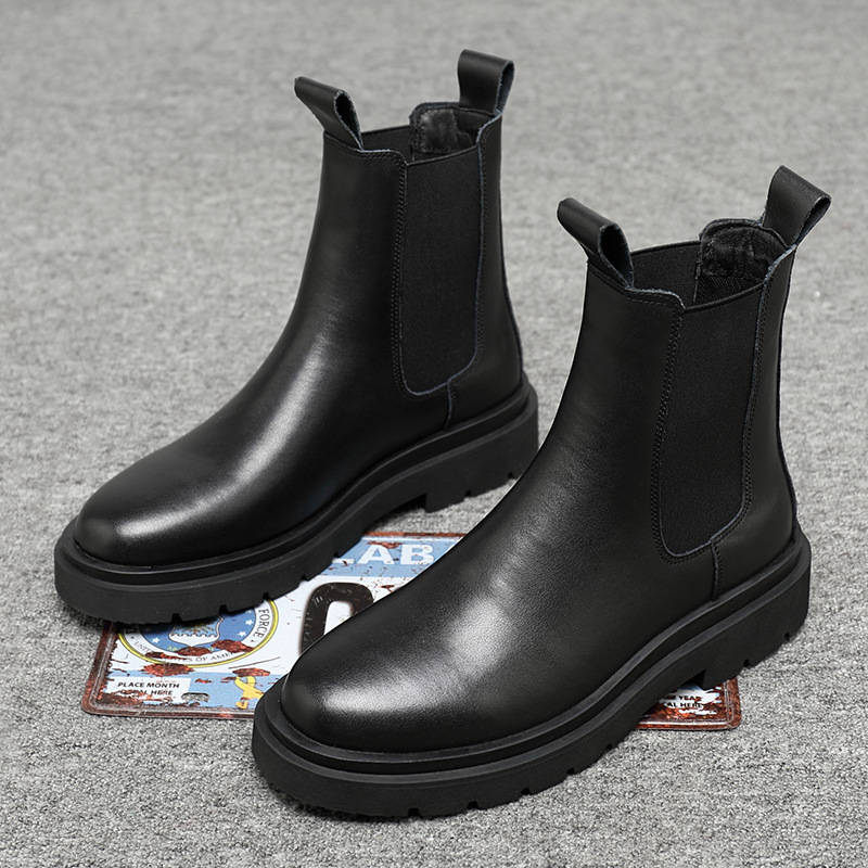 Autumn new men's Chelsea boots explosion...