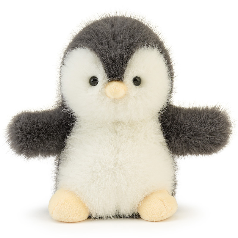 Hug Baby Puff Ball Animal Simulation Penguin Turtle Palm Treasure Doll Soothing Doll Plush Toy Wholesale
