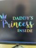 Foreign Trade Daddy's Princess Inside Vehicle Patch Princess Valve Cross -Light Patch Princess Crown Cars