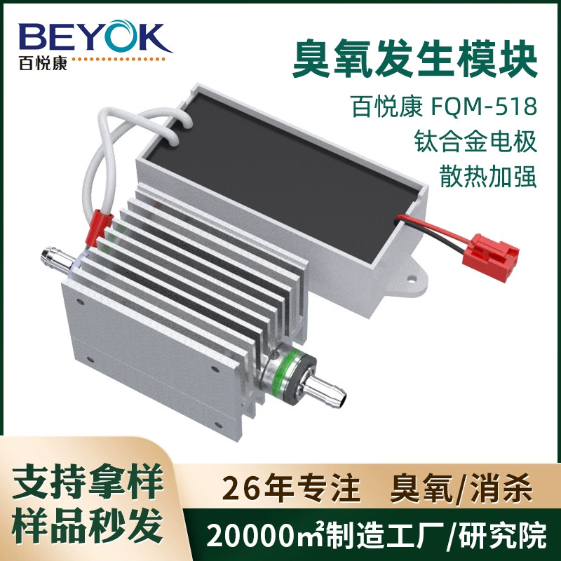 Baiyuekang FQM-518 титановый электрод 500 мг/ч медицинское устройство для очистки воды высокая концентрация пользовательский генератор озона