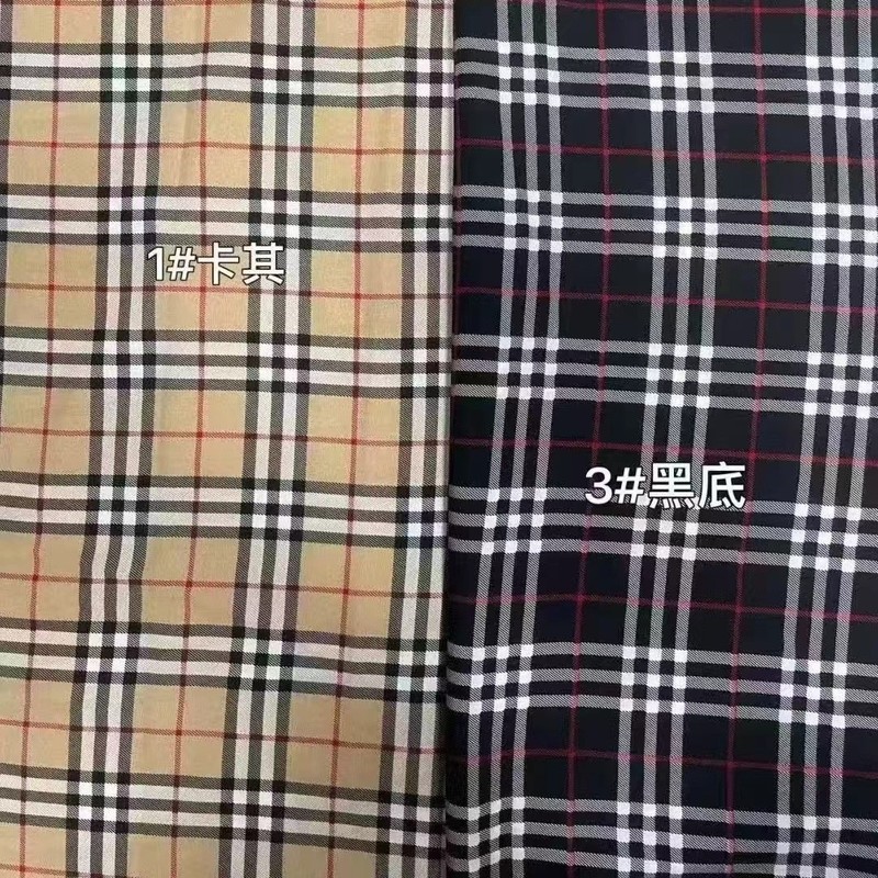 热卖款格子平纹段雪纺布印花面料 制作头饰饰品服装布面料有垂感|undefined