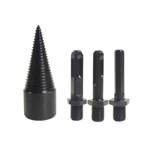 32mm firewood splitting drill, woodworking splitting cone, household electric hammer hand drill, impact drill, wood splitting water drill