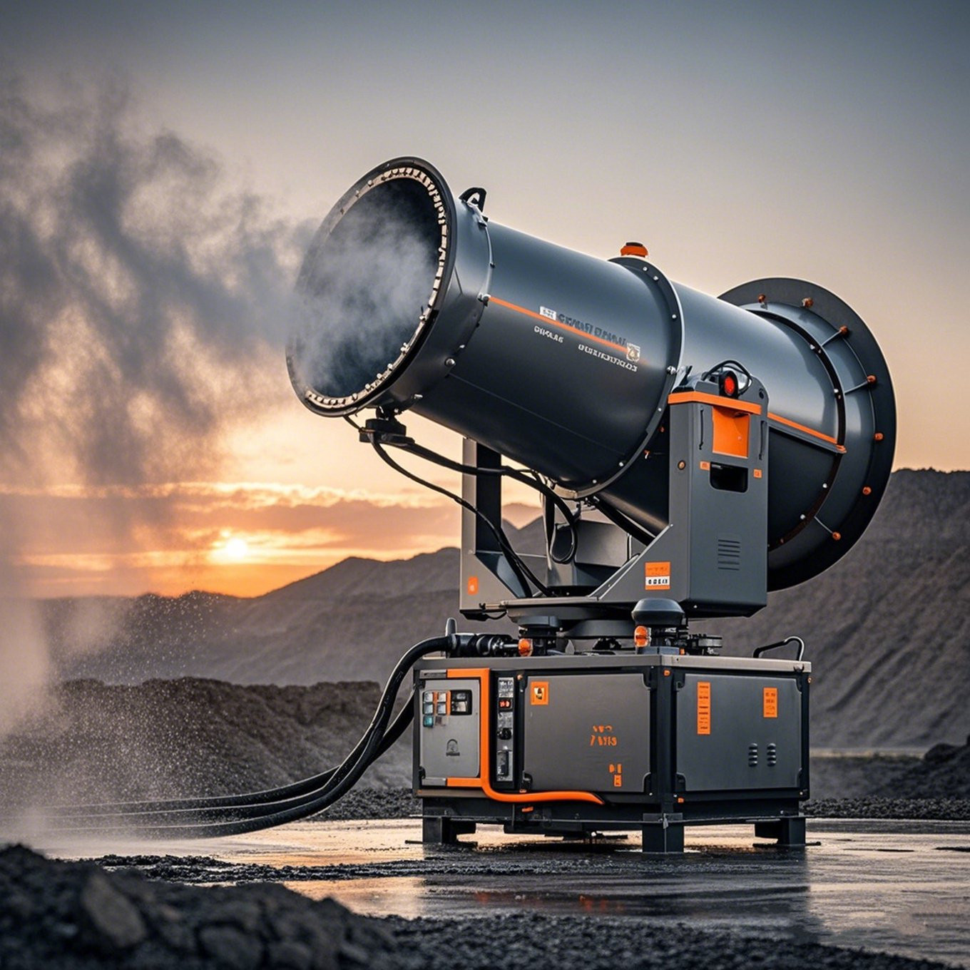 喷雾机 工业级矿用远程射雾器 全自动雾炮机