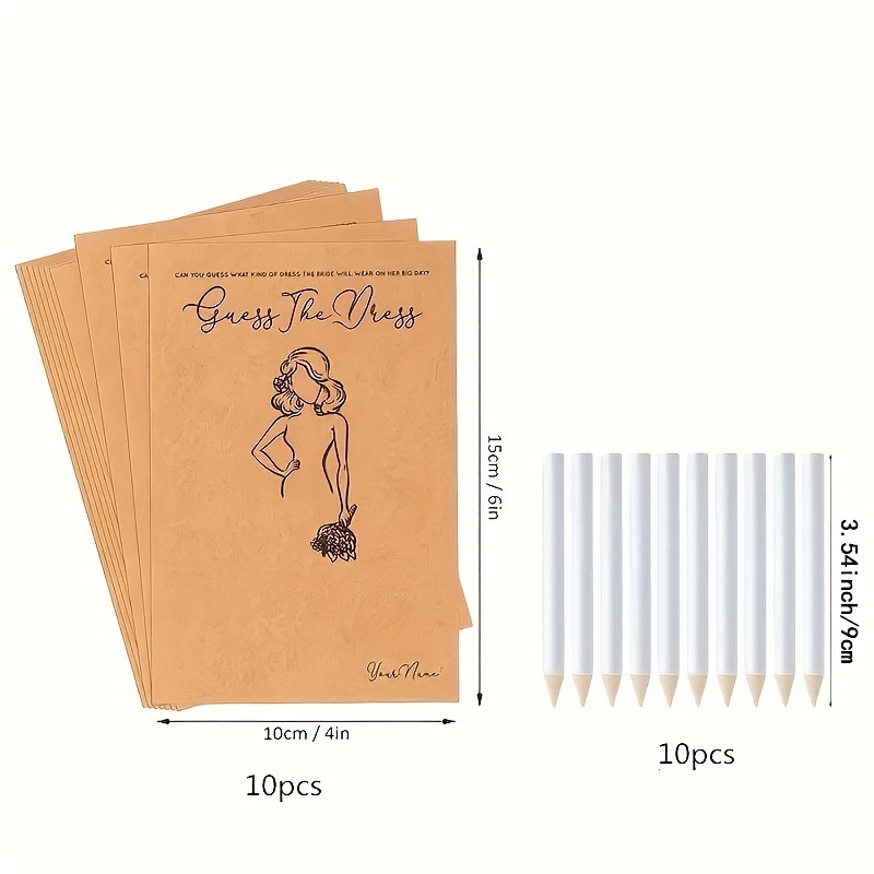 Juegos creativos para la boda accesorios fiesta juegos de invitados adivinar cartas y lápiz decoración de boda divertida