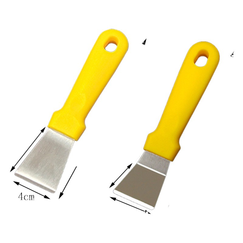 Stainless Steel Fume Shovel Refrigerator Ice Removal Shovel Kitchen Defrosting Oil Removal Scraper Wind Wheel Range Hood Cleaning Blade
