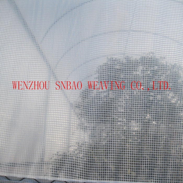 PE网格布 植物大棚遮阳网 温室花房用夹网布