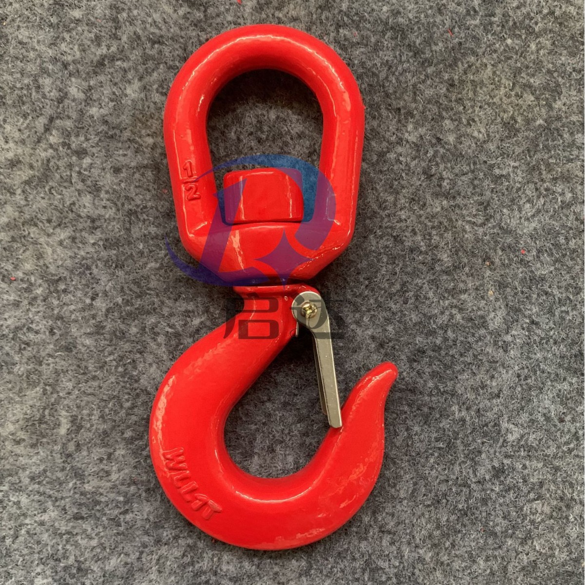 322C旋转钩2T3T大体合金钢旋转货钩万向旋转钩锻造货钩起重吊索具