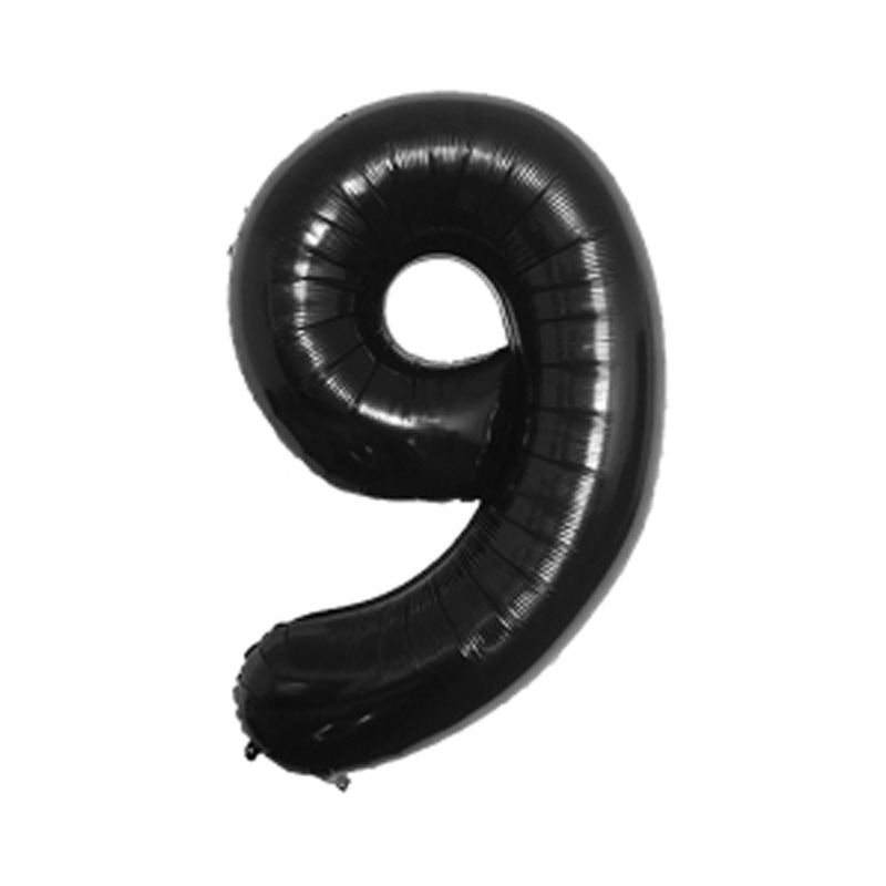 Pequeño globo digital 16 pulgadas versión americana delgada decoración del cuerpo fiesta de cumpleaños Comercio exterior globo de película de aluminio al por mayor globo digital