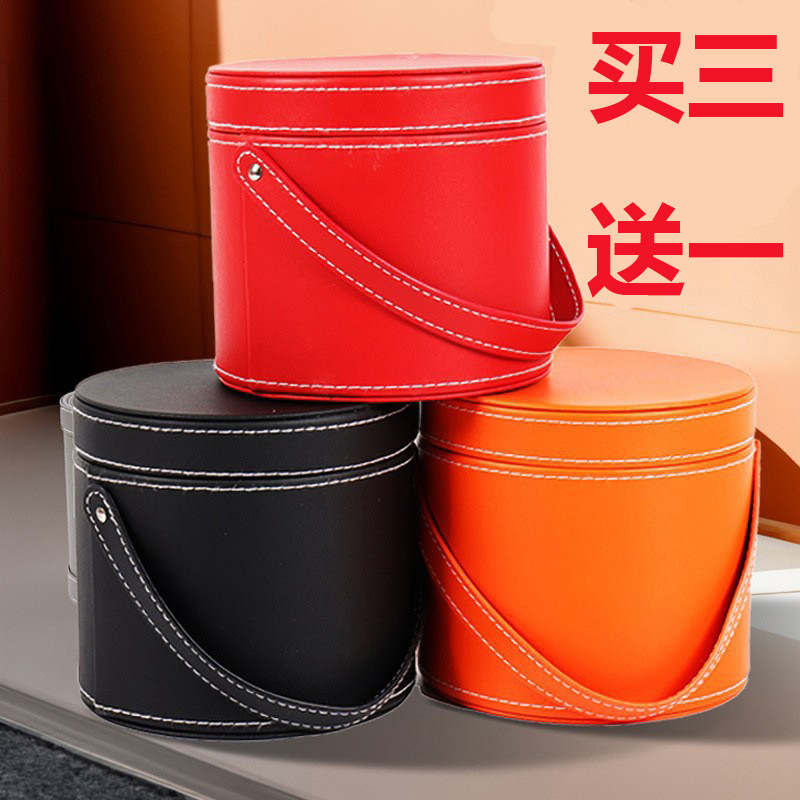 Factory in stock Wholesale Baby Feast Tea Gift Box Wedding Bridesmaid Business Gift Giving Leather Hand Lid Accompanying Gift Box