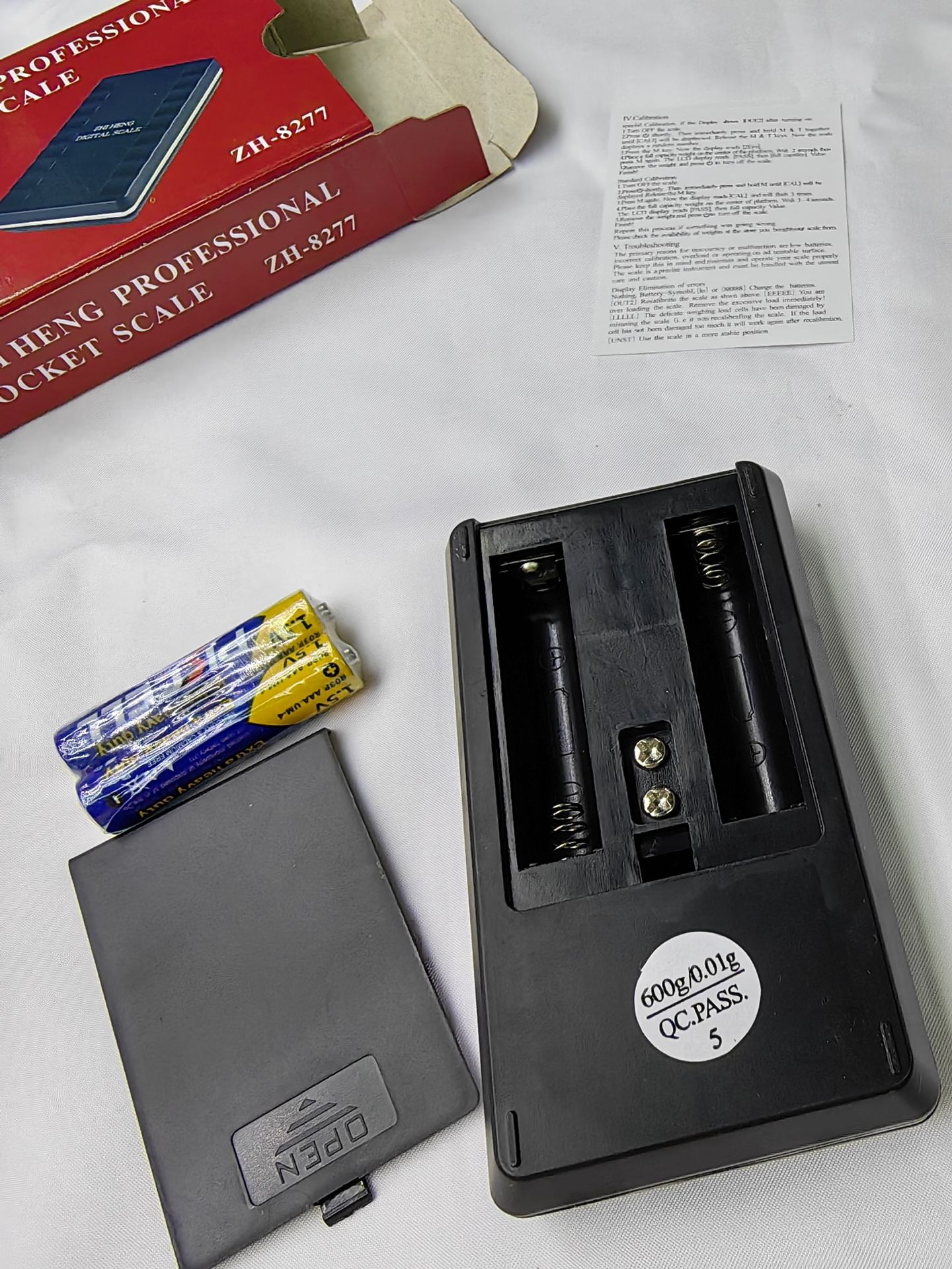 2023 nueva escala de joyería escala de bolsillo escala de oro escala de mano escala de oro 8277 600G / 0.01G