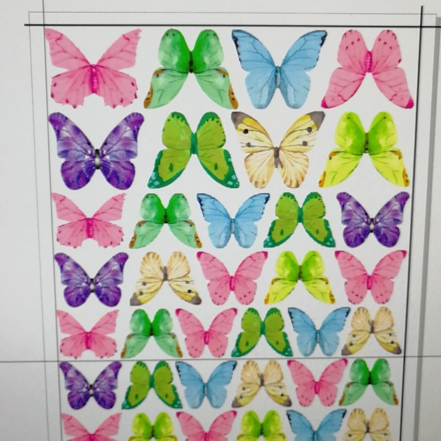 Especial transfronterizo para papel de arroz glutinoso creativo, tarjeta de decoración de animales forestales, decoración de platos fríos, papel de arroz glutinoso, decoración de pasteles de zoológico