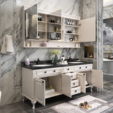 Американский шкаф для ванной комнаты посадка дуба -охрана для ванны Умный зеркальный шкаф