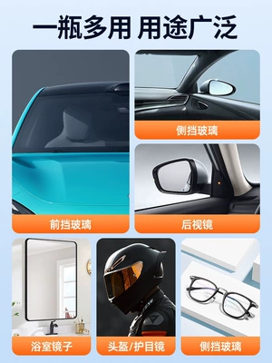 Automotive glass defogging agent: windshield, car windows, and rearview